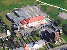 Our school from above (c) Google Maps